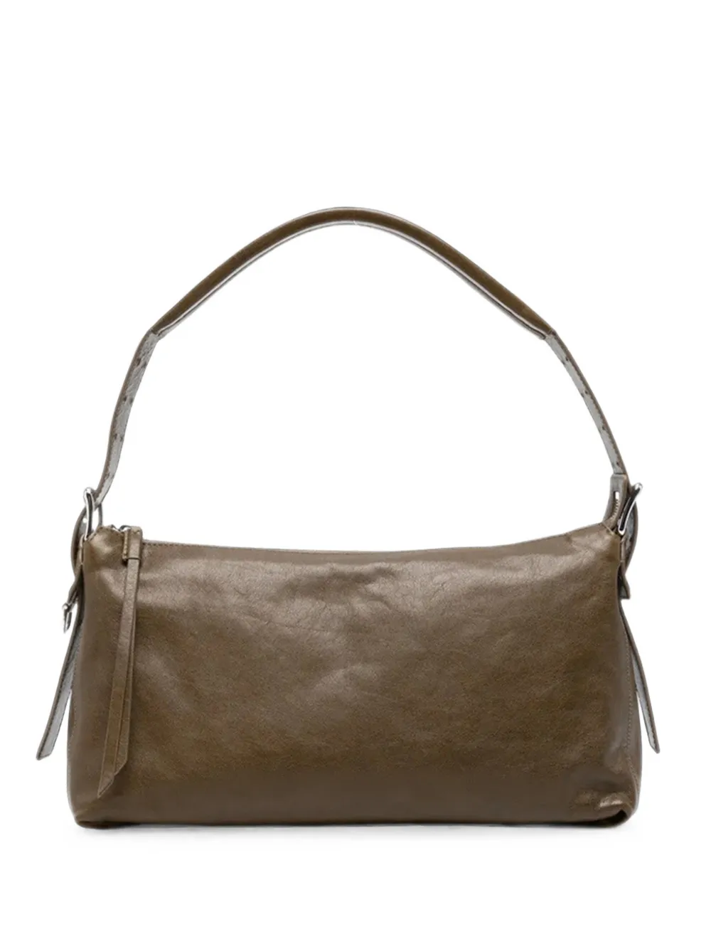 LEMAIRE leather shoulder bag - Marrone