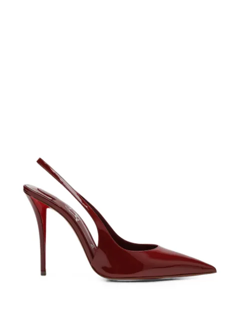 Christian Louboutin Miss Z patent leather slingback pumps