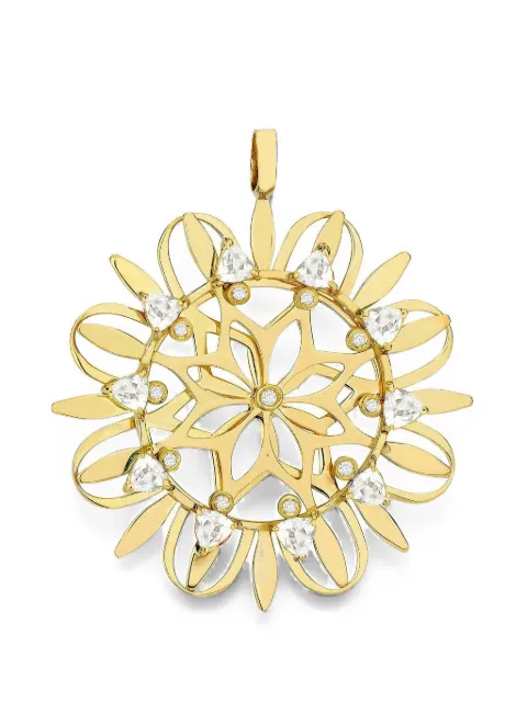 Carol Kauffmann Mandala sapphire and diamond necklace