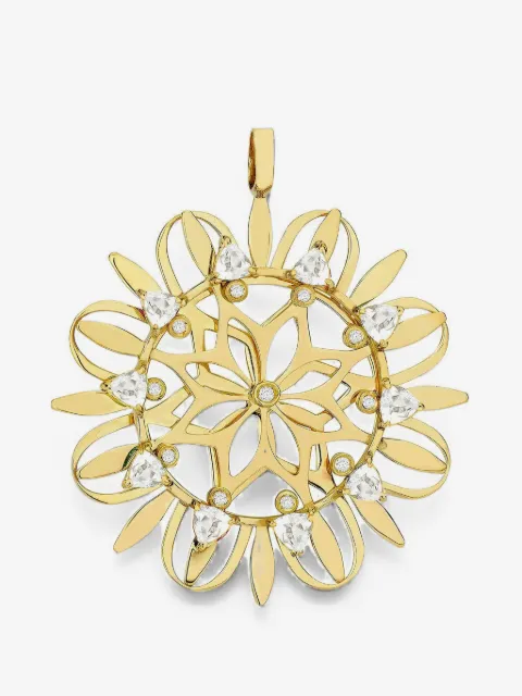 Carol Kauffmann Mandala sapphire and diamond necklace