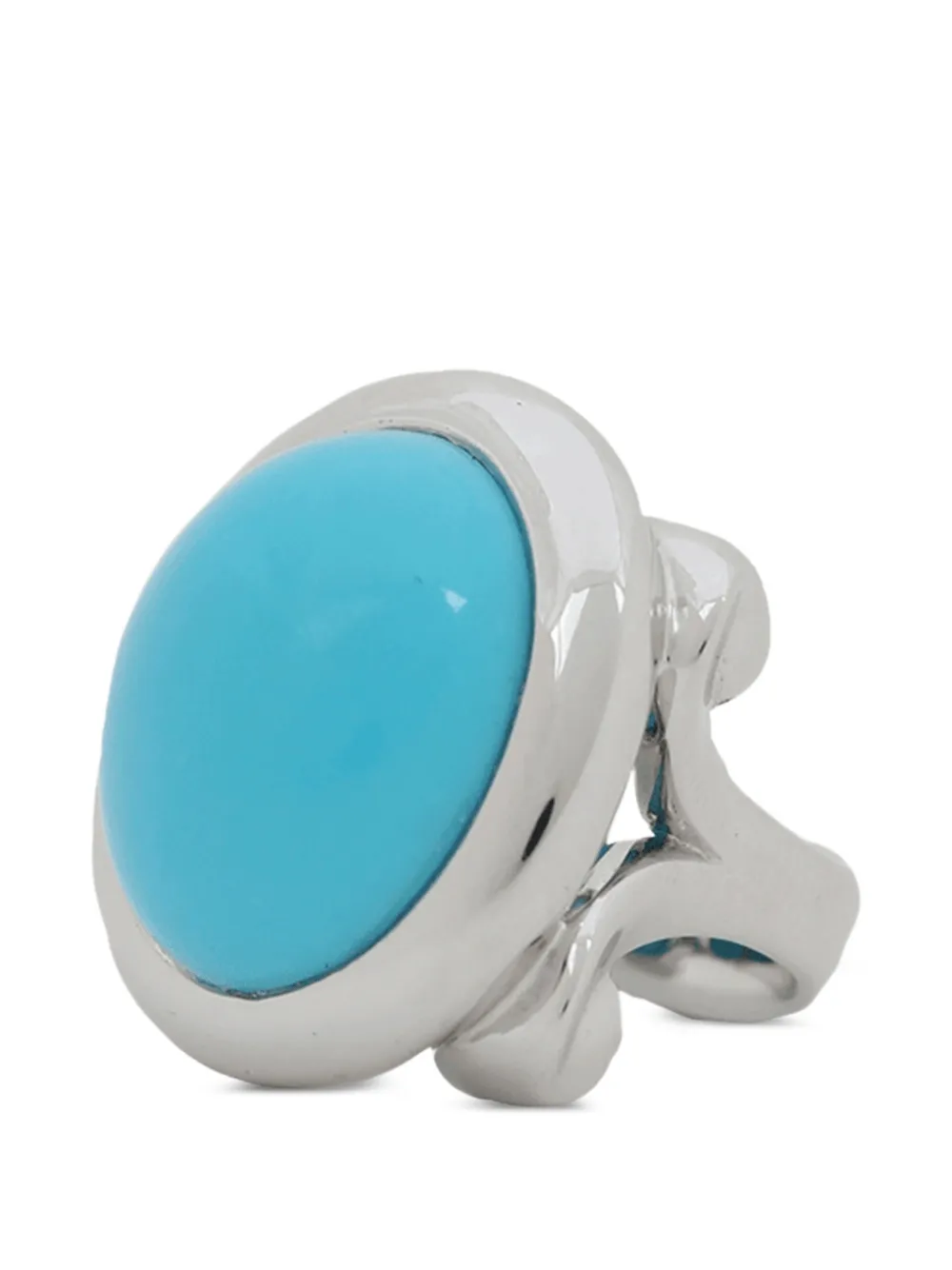 TAMARA COMOLLI Hippie Glam turquoise ring - Argento