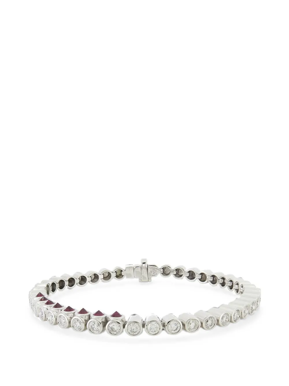 Type Jewelry Bracciale con diamanti e rubini - Argento