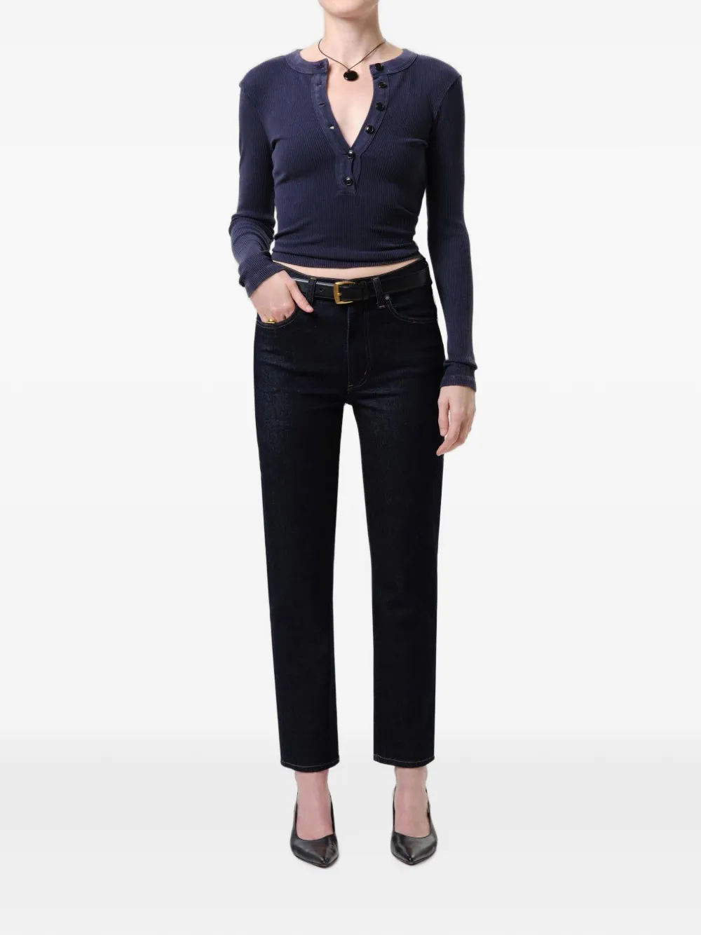 Citizens of Humanity Caia straight jeans Blauw