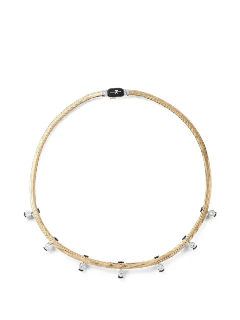 Nikos Koulis Feeling diamond and enamel necklace