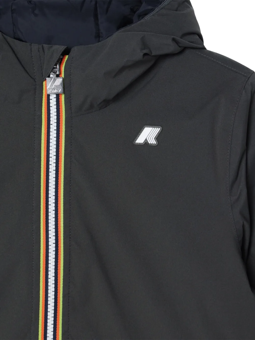 K Way Kids Jack St Thermo omkeerbaar gewatteerd jack Grijs