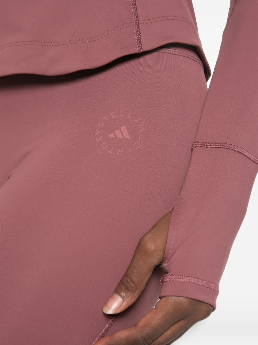 adidas by Stella McCartney Flared legging Paars
