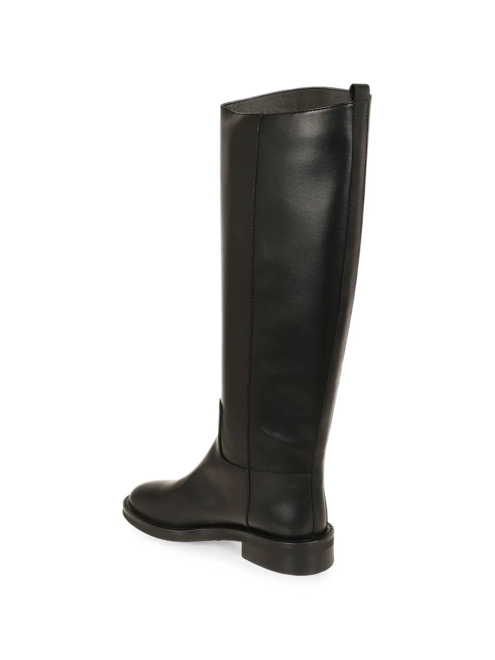Via Roma 15 leather knee-high boots Zwart