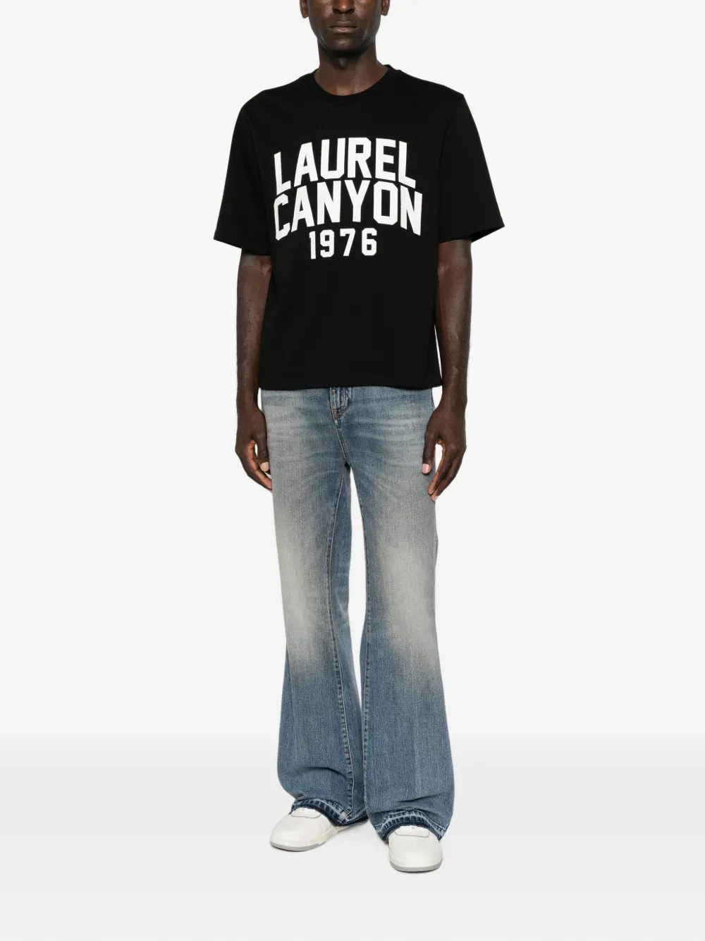 AMIRI T-shirt met logoprint Zwart
