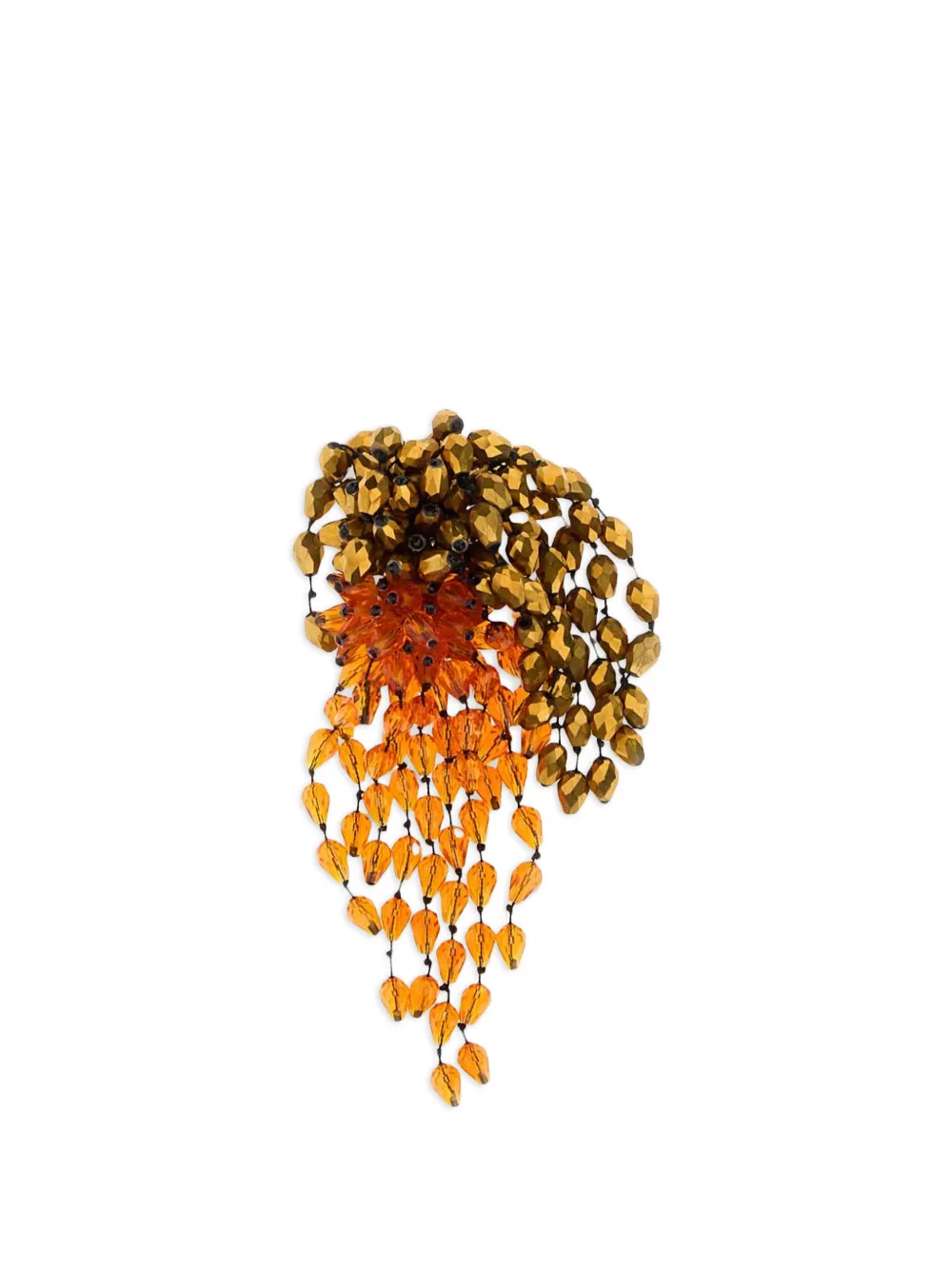 ISABEL MARANT beaded drop earrings - Gold