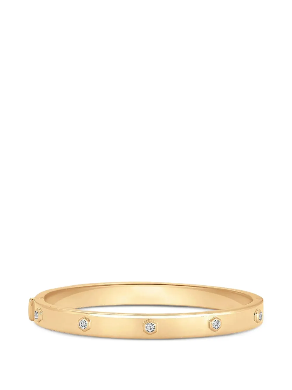 Sara Weinstock Honey Comb diamond bangle bracelet