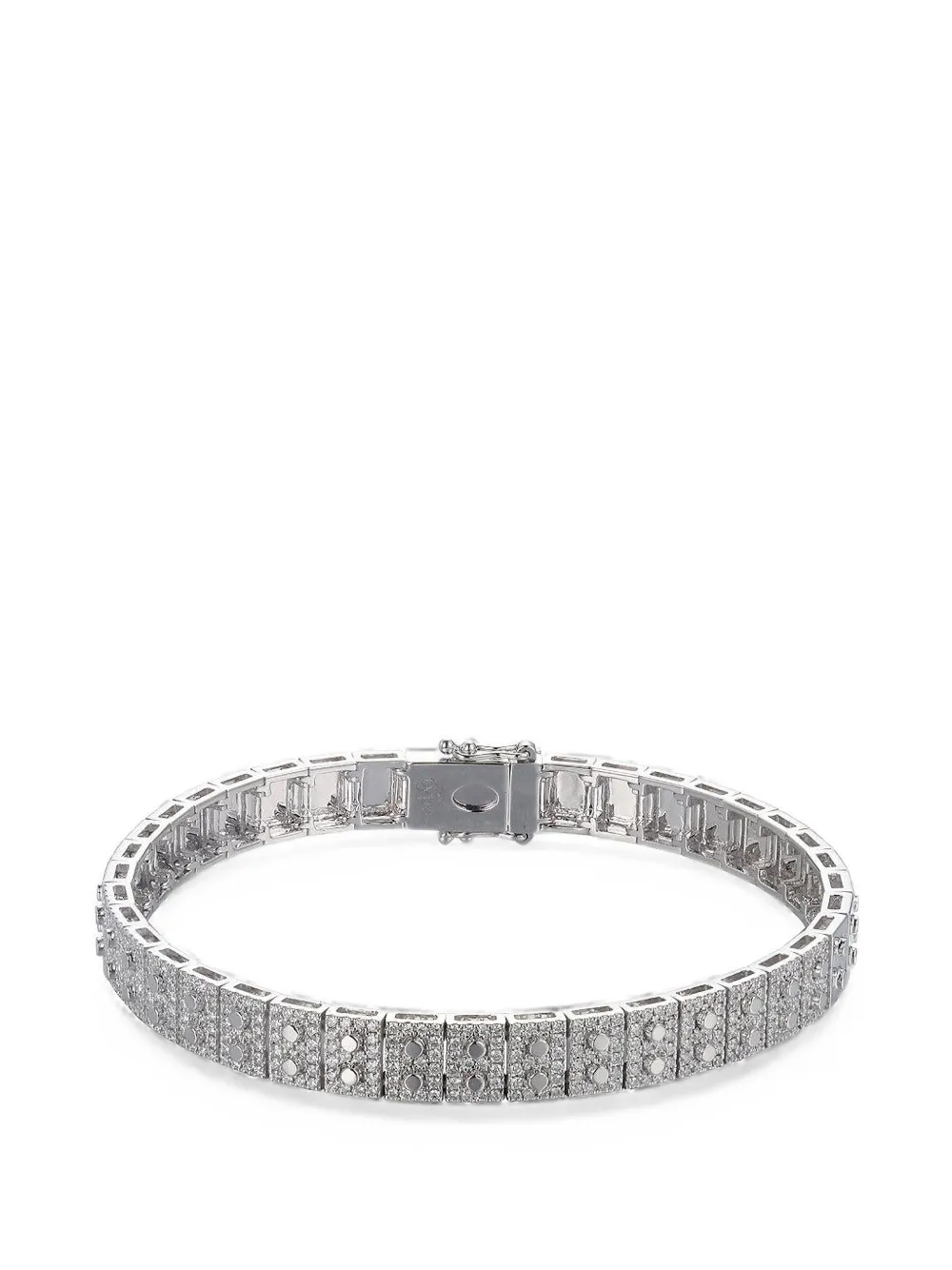 Type Jewelry Bracciale Leggo con diamanti - Argento
