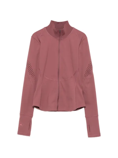adidas by Stella McCartney camiseta con cremallera y perforaciones de adidas by Stella McCartney x Stella Mccartney