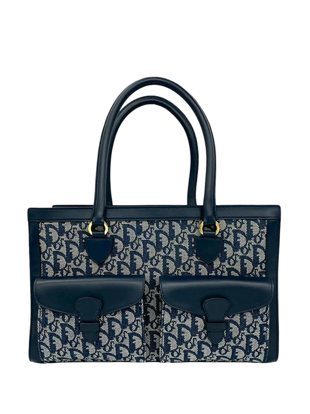 Christian Dior Pre-Owned 2000-2002 Diorissimo Trotter Canvas tote bag - Blu