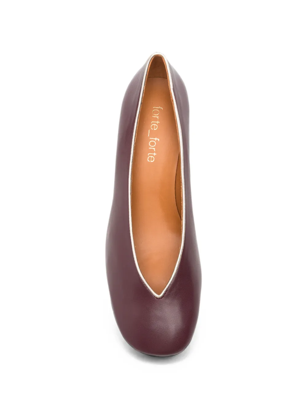 Forte Pumps met blokhak Rood