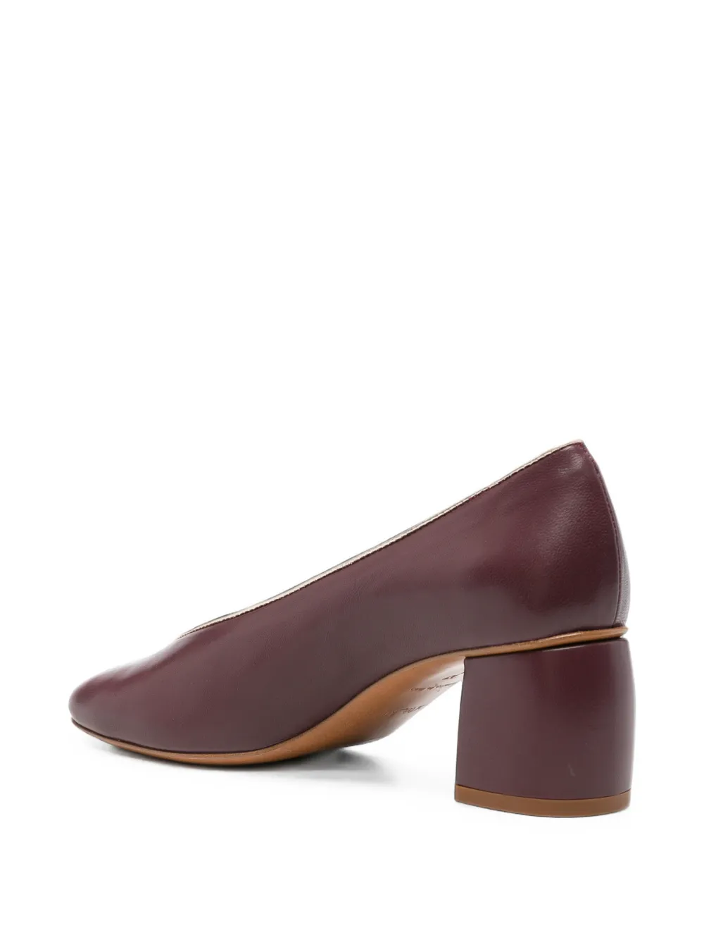 Forte Pumps met blokhak Rood