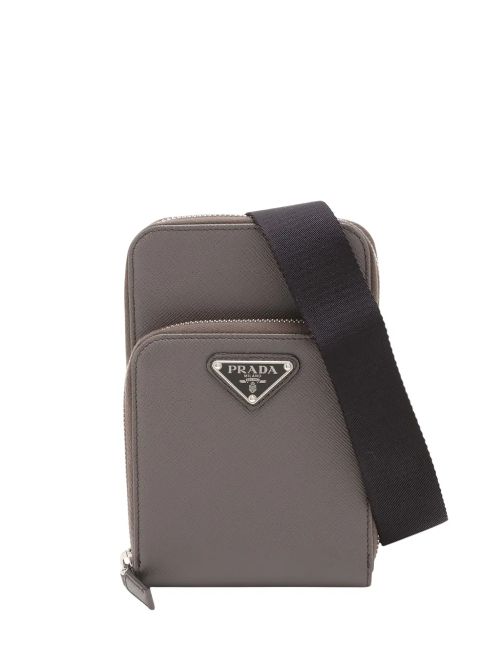Prada Pre-Owned 2013-2026 Saffiano Smartphone Case crossbody bag - Grau