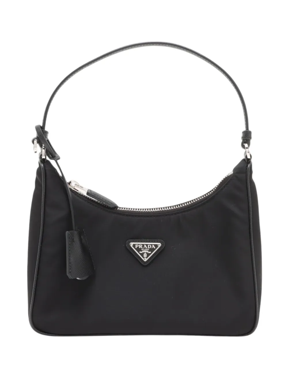 Prada Pre-Owned 2013-2026 Saffiano Trimmed Re Nylon Re Edition 2005 satchel - Schwarz