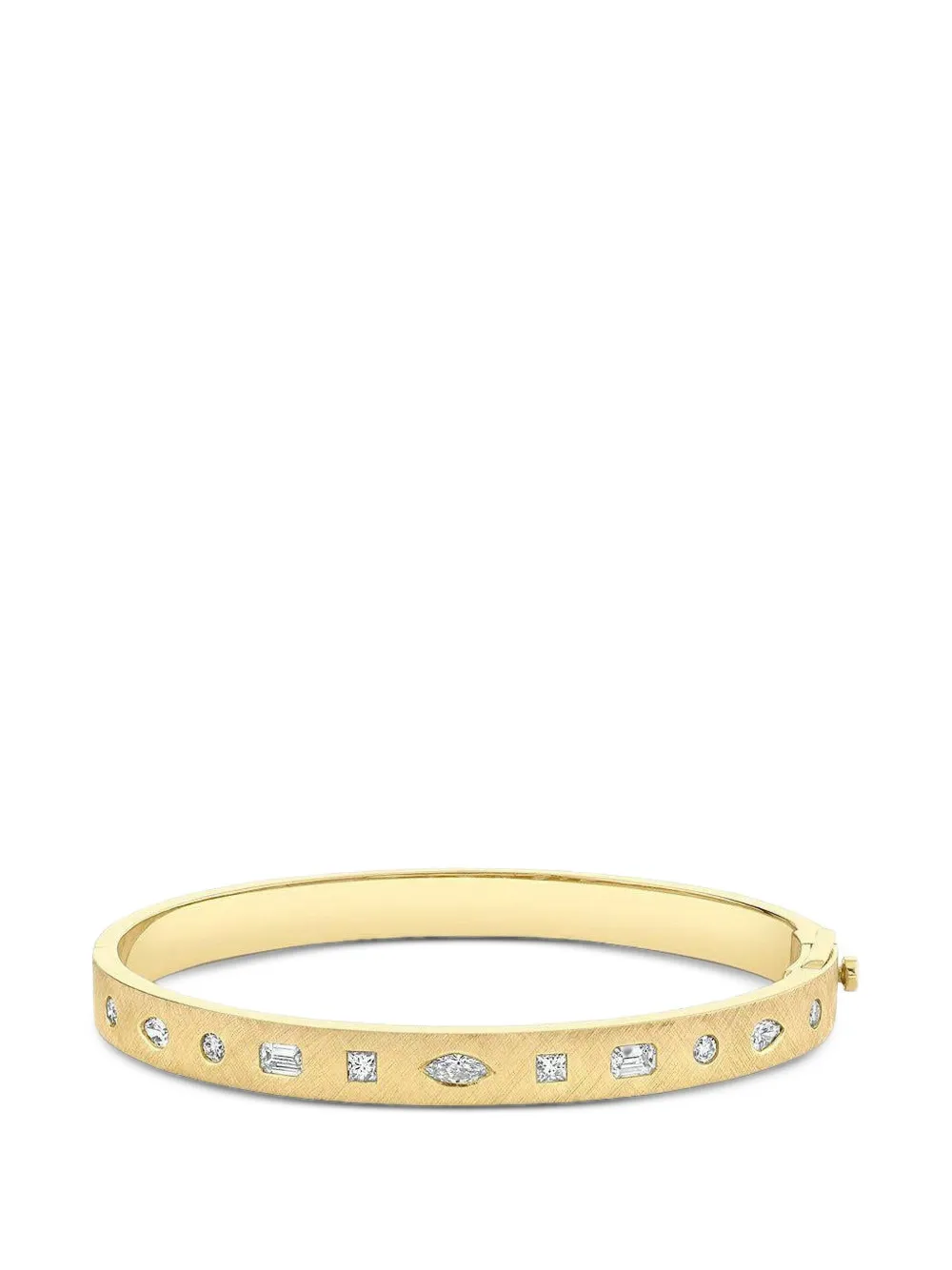 Logan Hollowell Diana diamond bangle bracelet - Oro