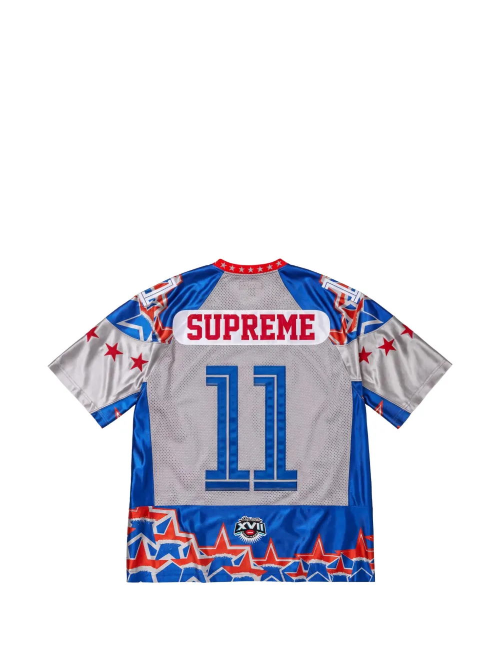 Supreme Stars Football jersey royal T-shirt Blauw