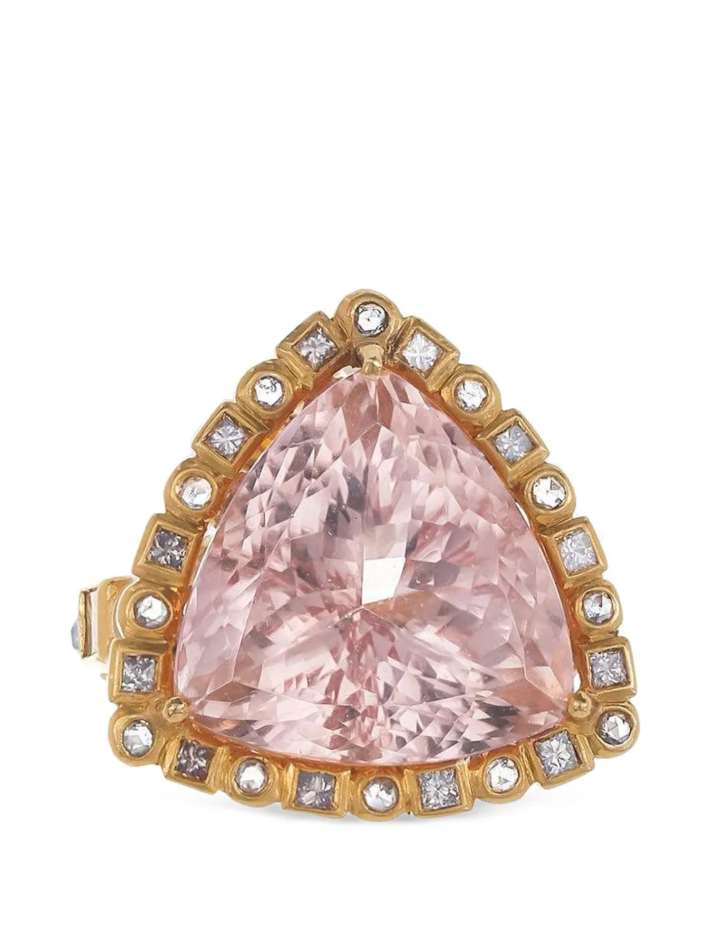 COOMI morganite and diamond ring - Oro