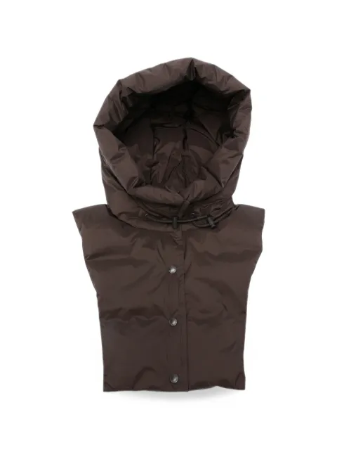 Yves Salomon padded drawstring hoodie