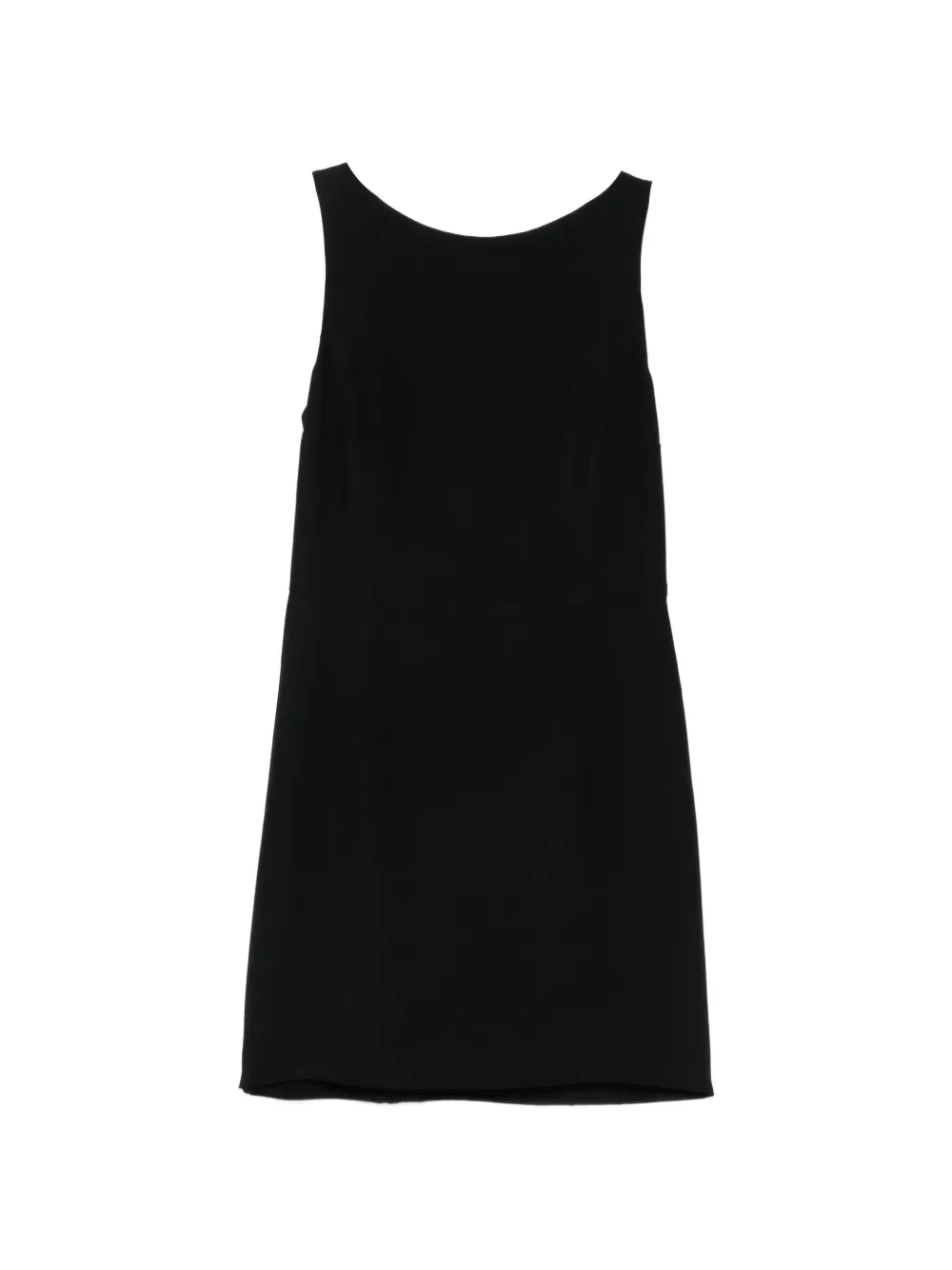 Moschino Pre-Owned 2000s bow-detail cut-out mini dress - Black