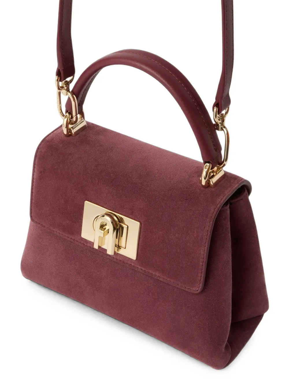 Furla 1927 mini-shopper met handvat Rood