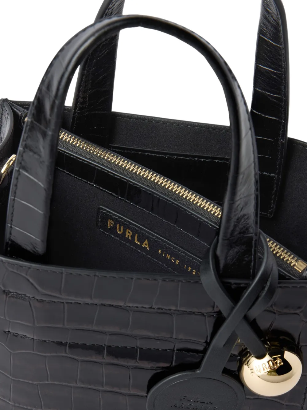 Furla Divide It mini-shopper Zwart