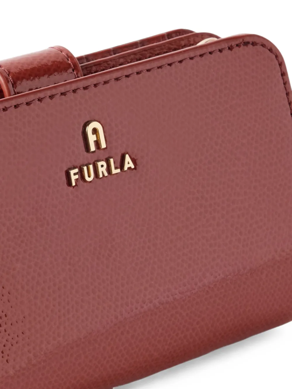 Furla Camelia compacte portemonnee Bruin