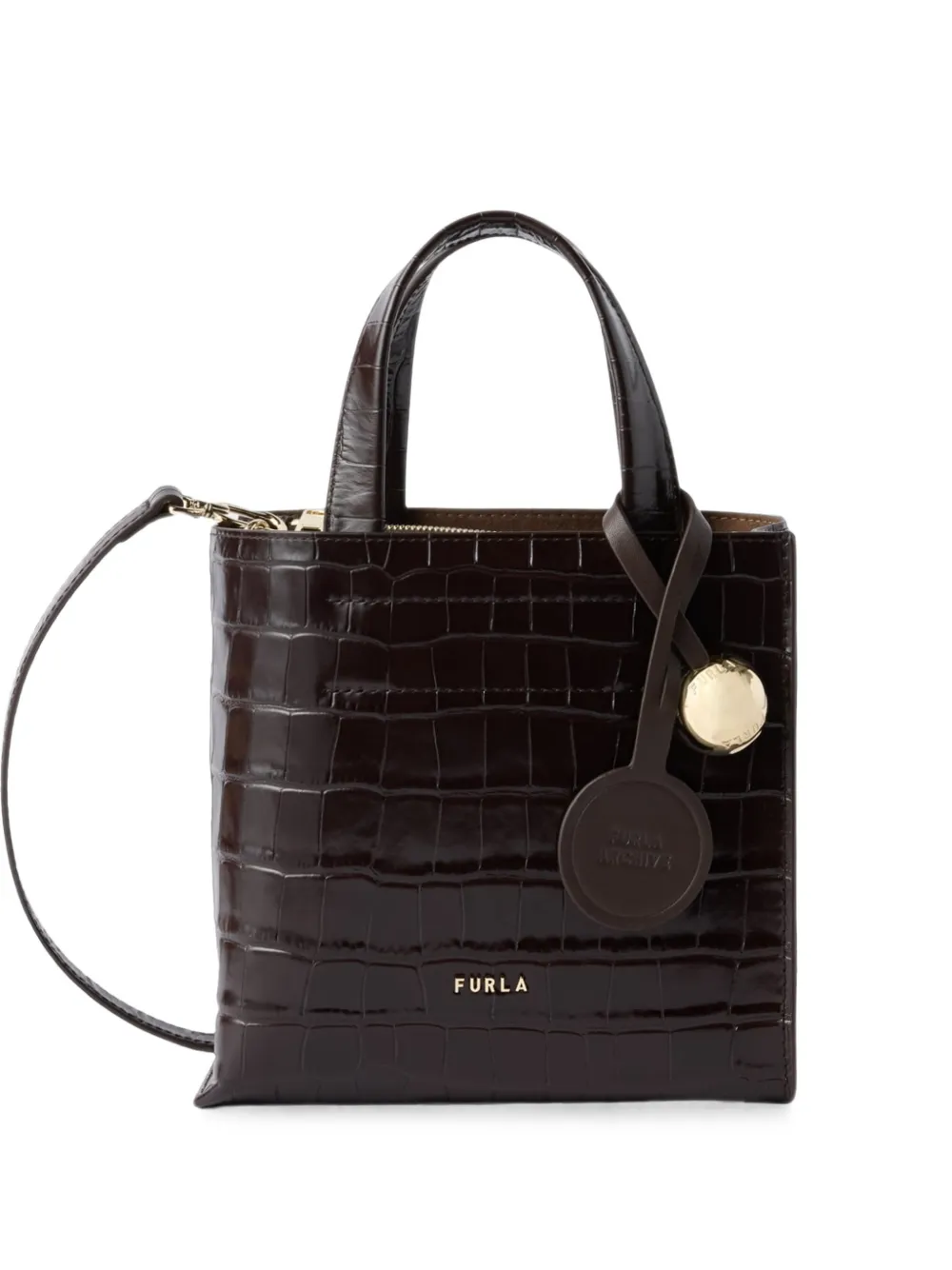 Furla Divide It tote mini - Marrone