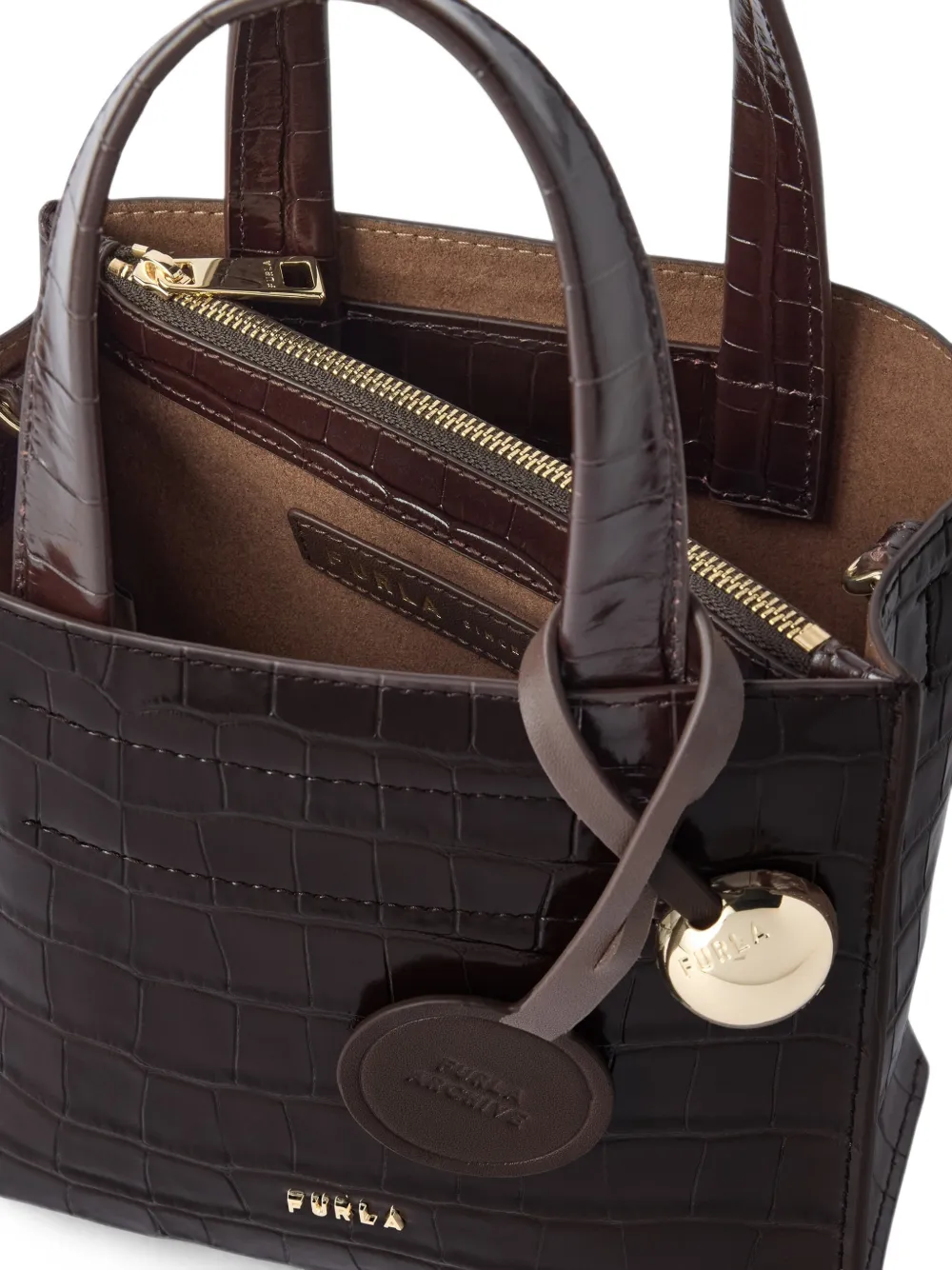 Furla Divide It mini-shopper Bruin