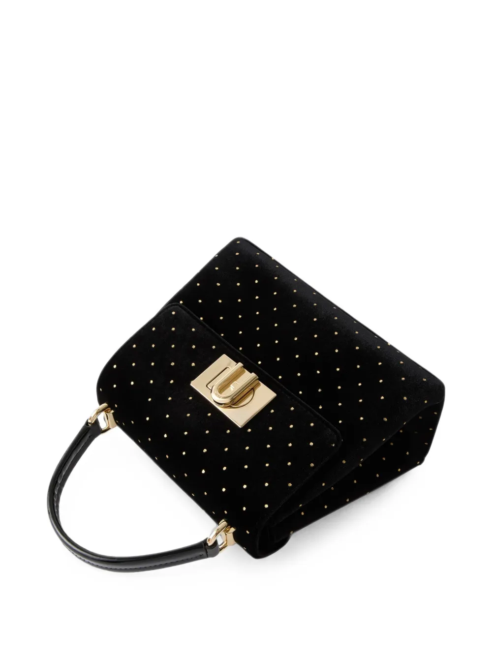 Furla Shopper verfraaid met studs en handvat Zwart