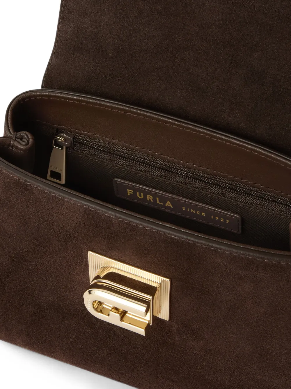 Furla 1927 mini-shopper met handvat Bruin