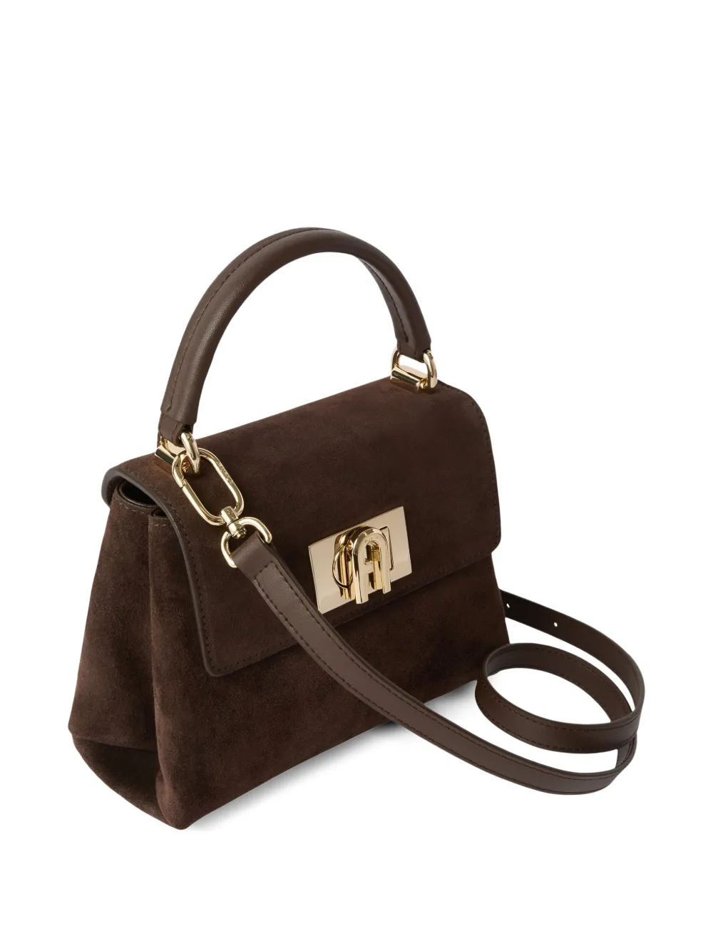 Furla 1927 mini-shopper met handvat Bruin