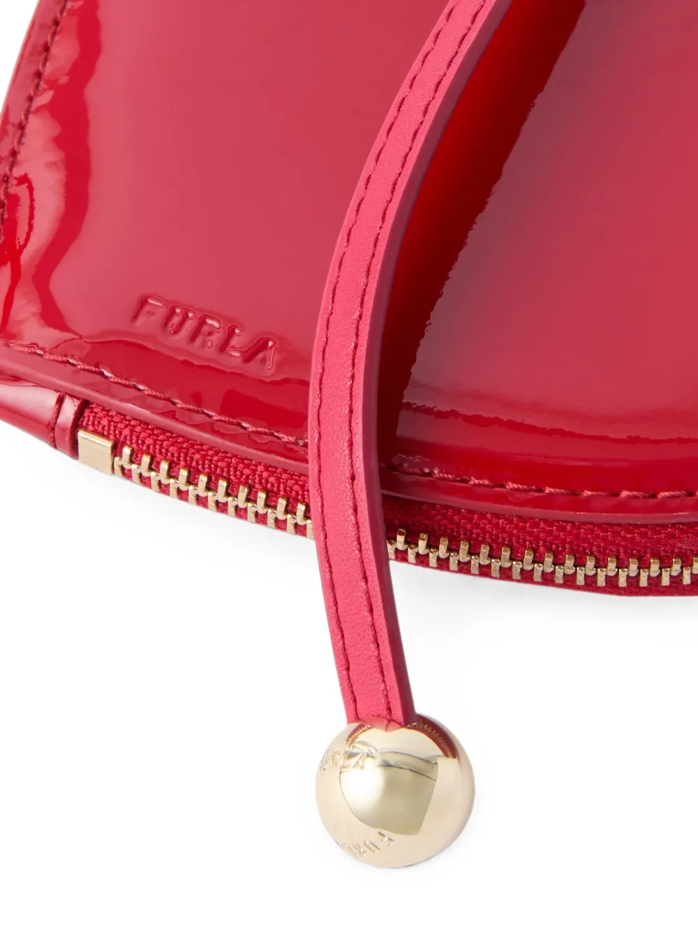 Furla Hartvormige portemonnee Rood