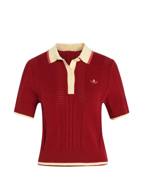 adidas polo Cali en maille torsadée