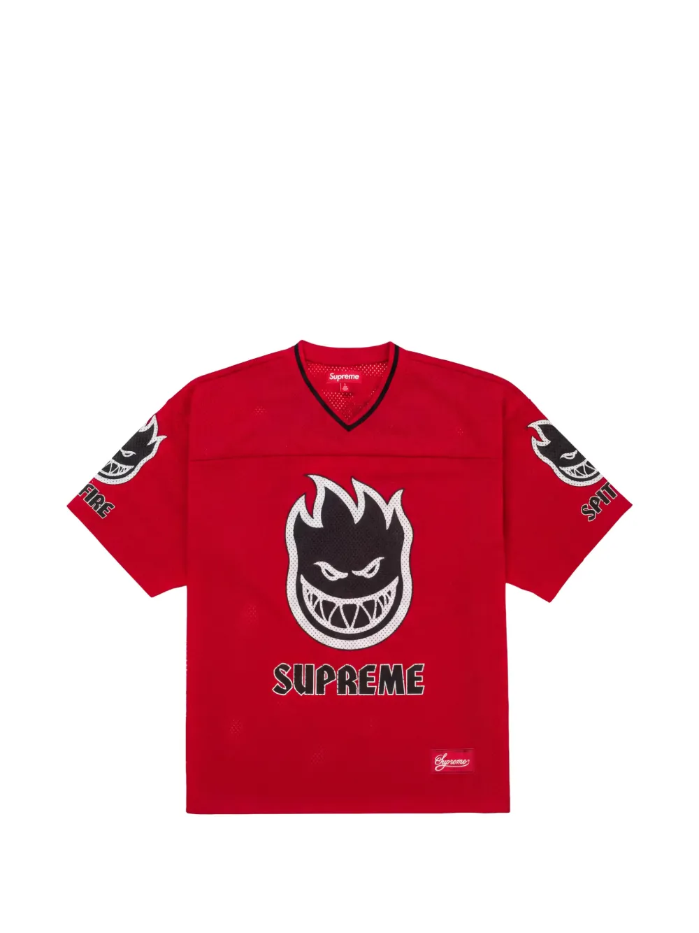 Supreme Spitfire Football jersey red T-shirt - Rosso