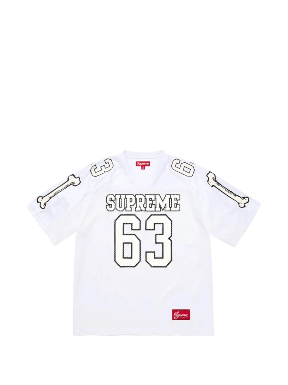 Supreme Bones Football jersey white T-shirt - Weiß
