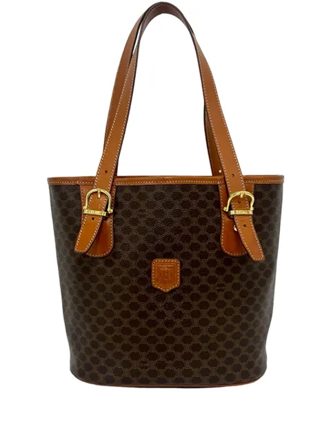 Celine Pre-Owned 1996 Macadam Coated Canvas tote bag