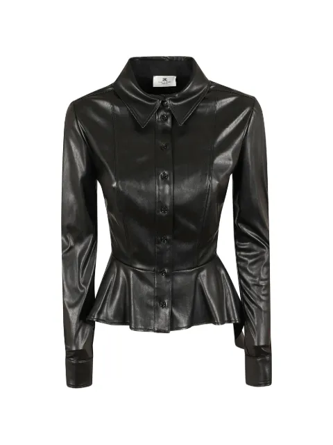 Elisabetta Franchi peplum-hem long-sleeve shirt