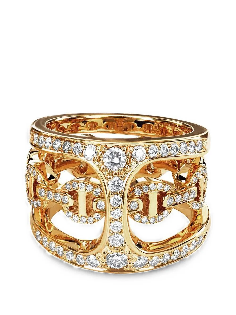 HOORSENBUHS Phantom Clique diamond ring - Gold