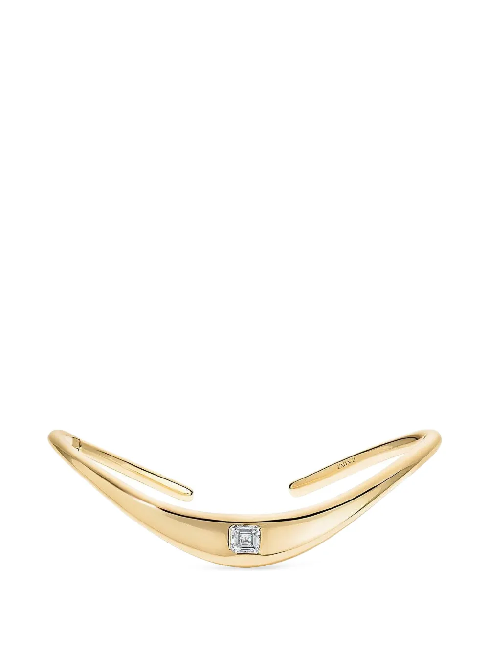 ZAHN-Z petite Zaha diamond cuff bracelet - Oro