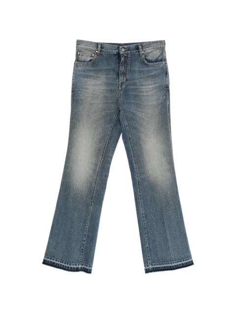 AMIRI faded-effect bootcut jeans