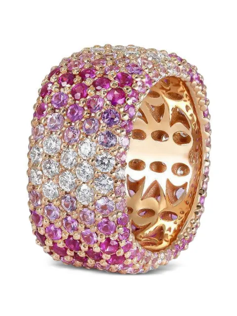 FULLORD Starghost diamond and sapphire ring