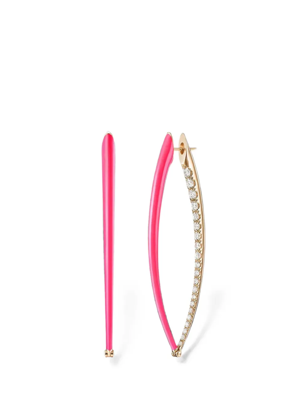 Melissa Kaye XL Cristina diamond earrings