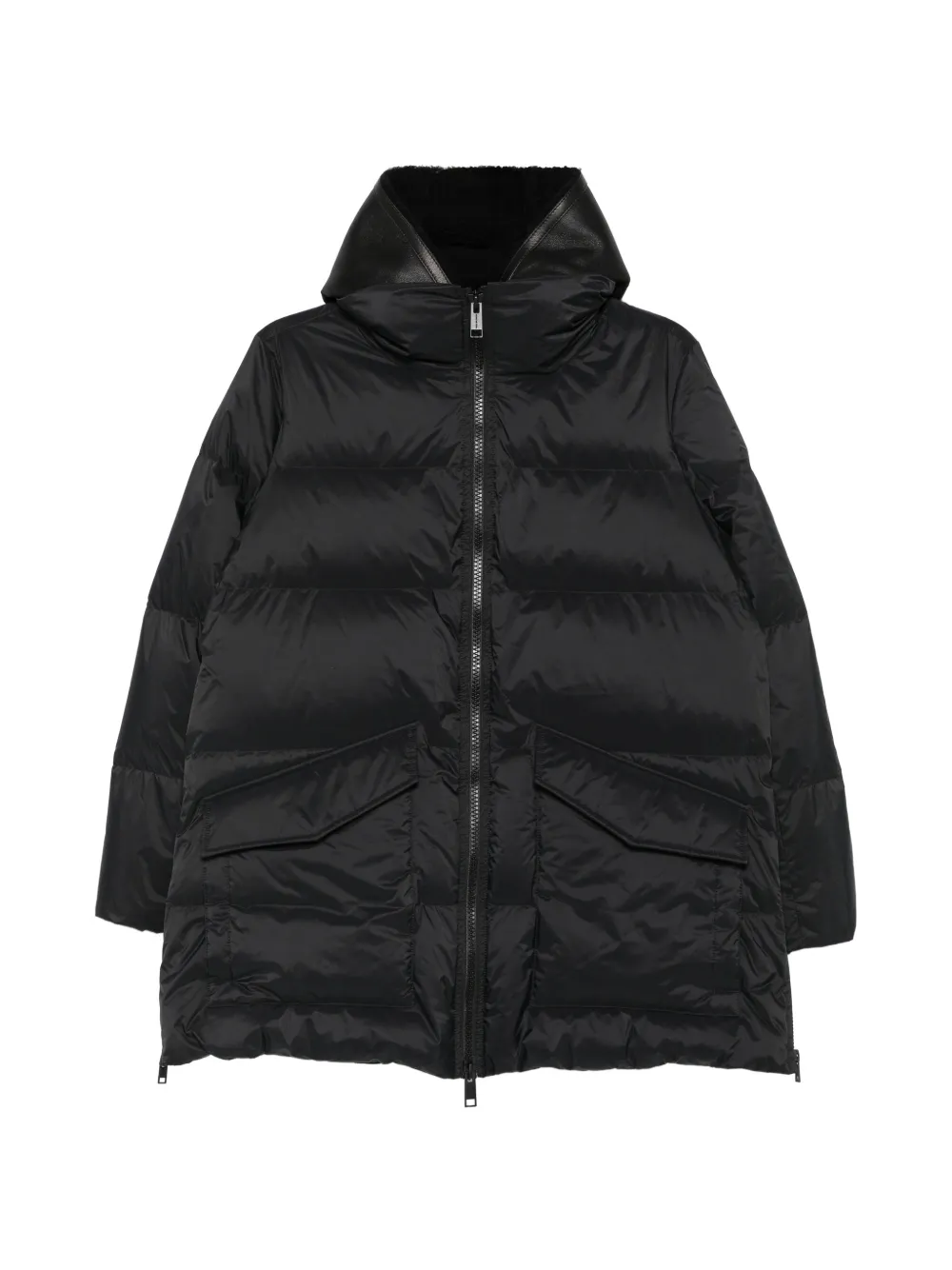 Yves Salomon quilted hooded coat
