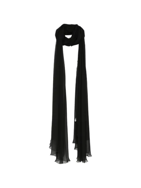 Zuhair Murad silk chiffon long scarf