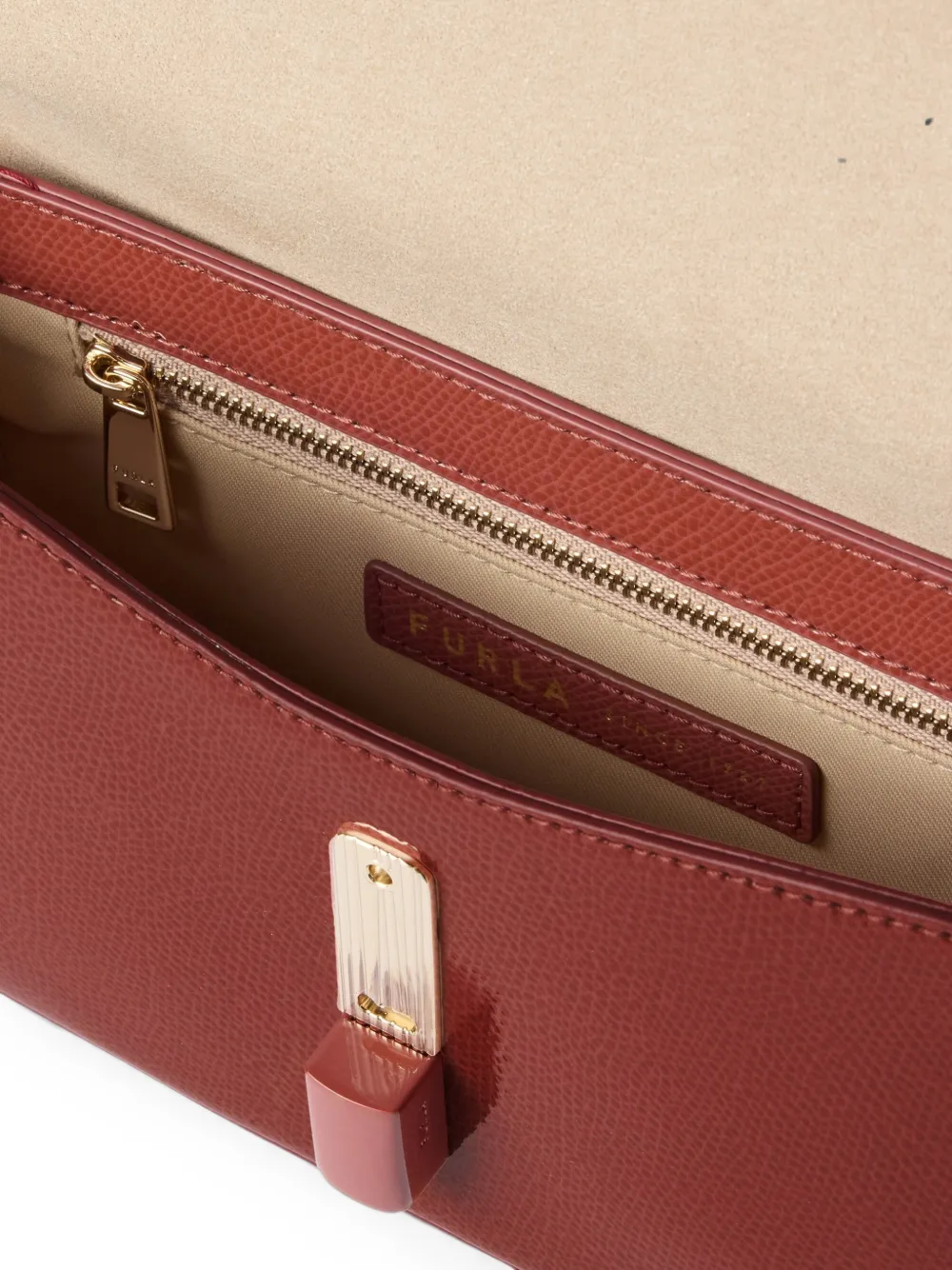 Furla Iride mini-schoudertas Rood