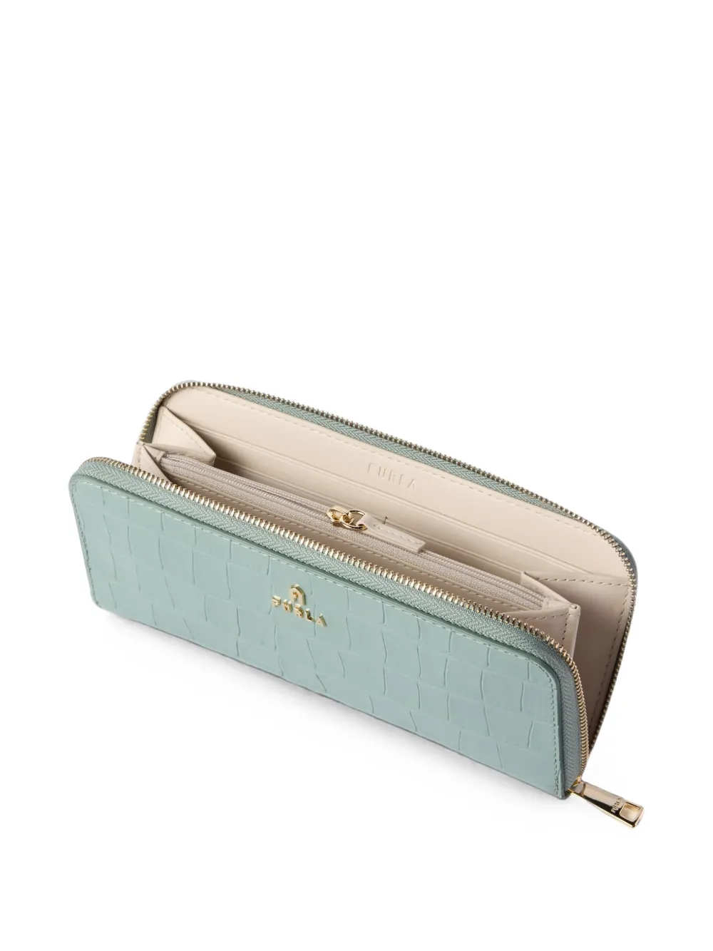 Furla Grote Camelia tas met rits Blauw