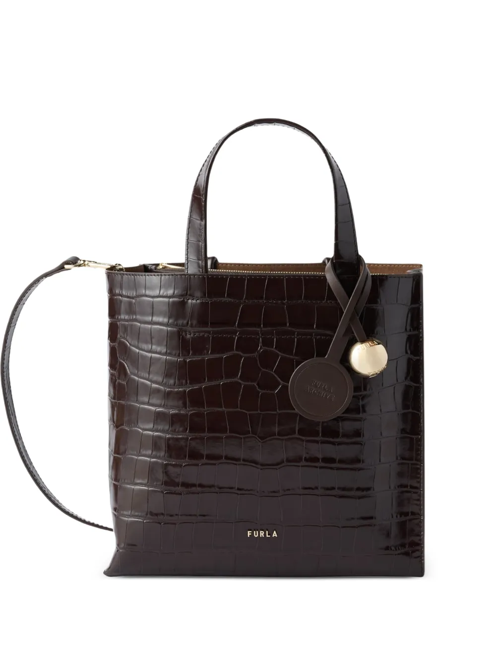 Furla Divide It tote S - Marrone